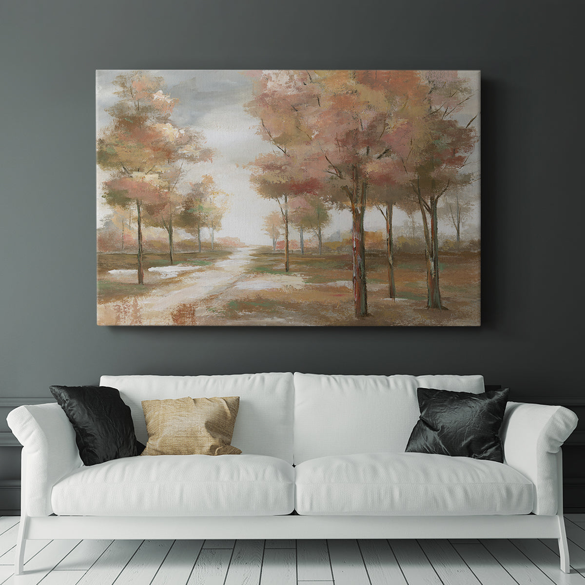 Pastel Park - Canvas Art Print