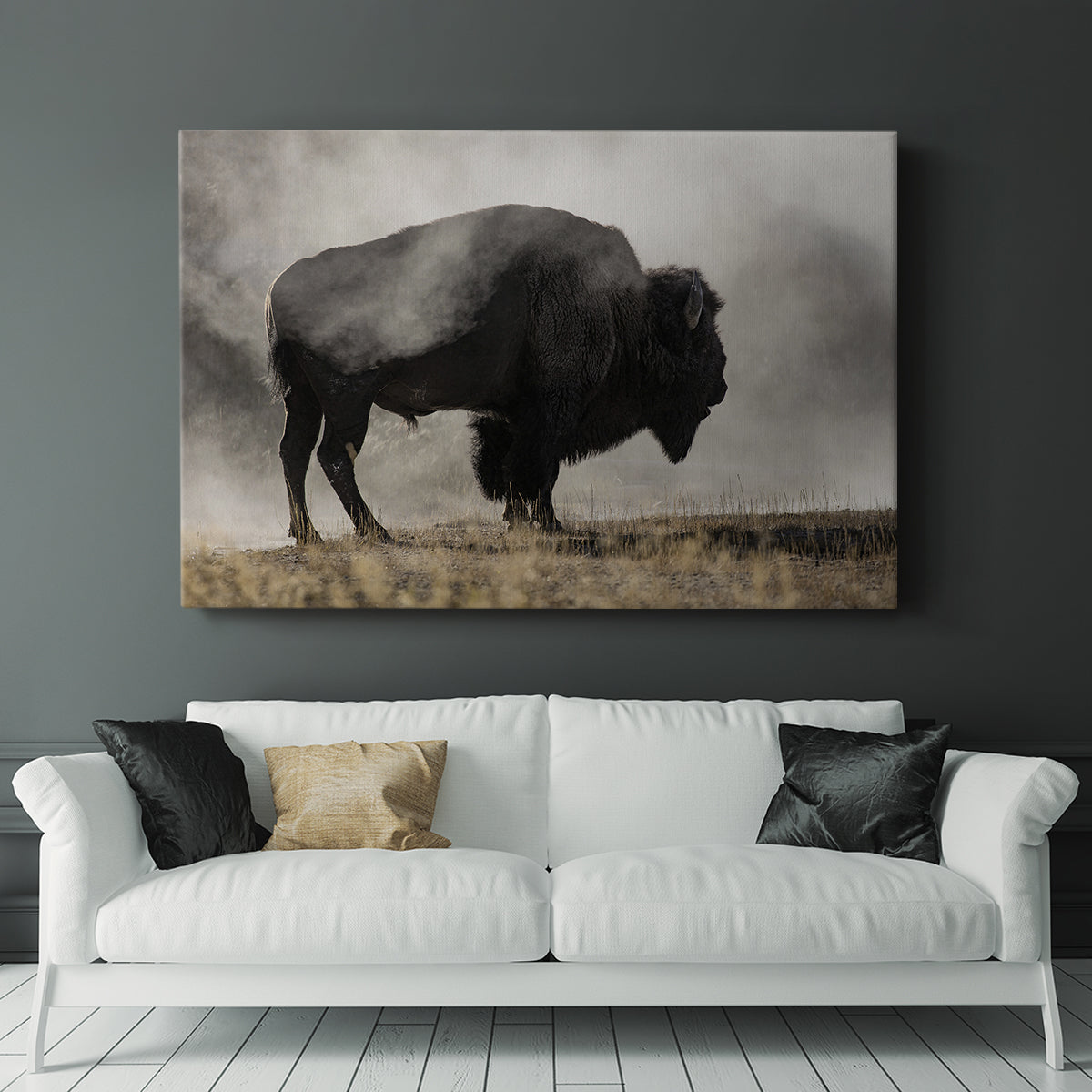 Geyser Basin - Canvas Art Print