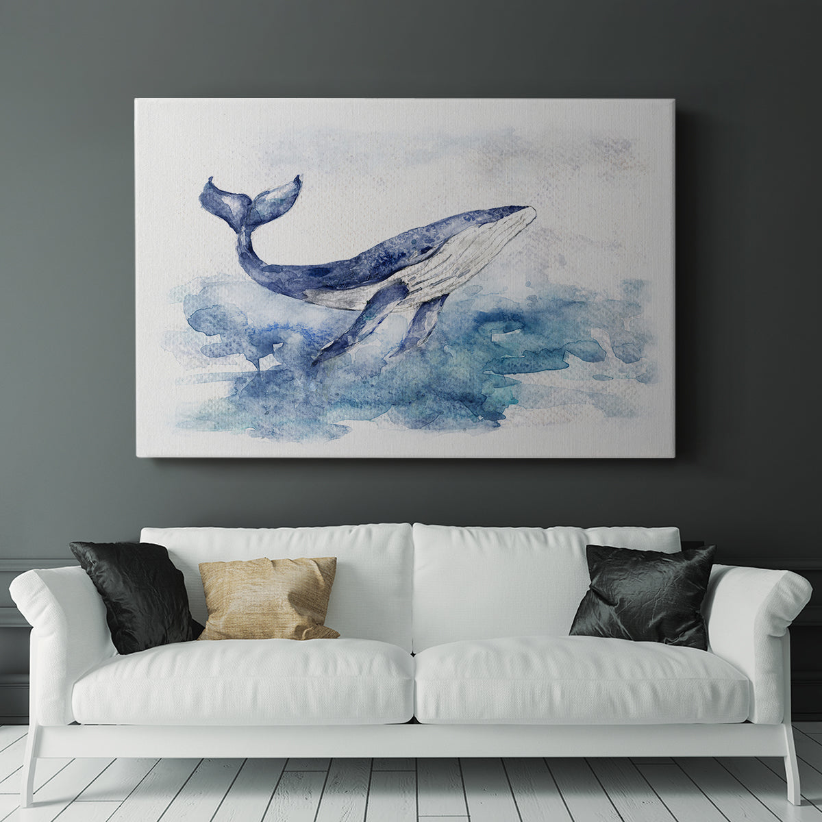 Beautiful Breach - Canvas Art Print