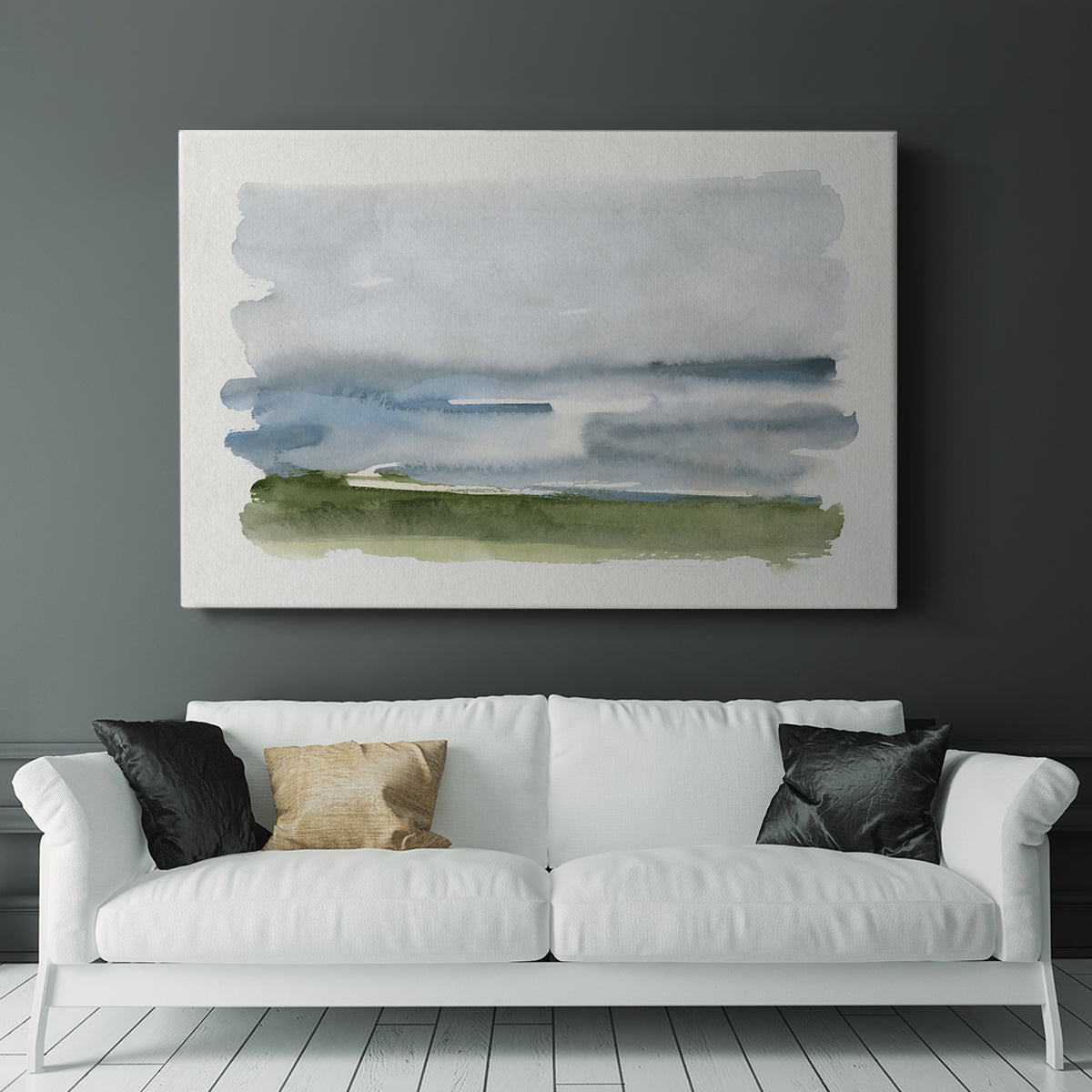Coastline Splash II - Canvas Art Print