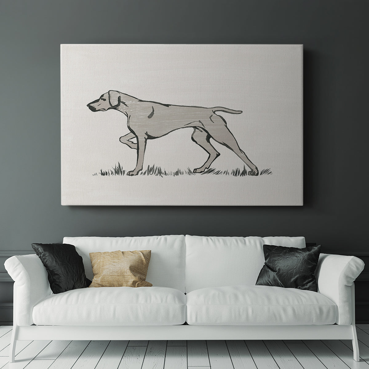 Neutral Pointer II - Canvas Art Print