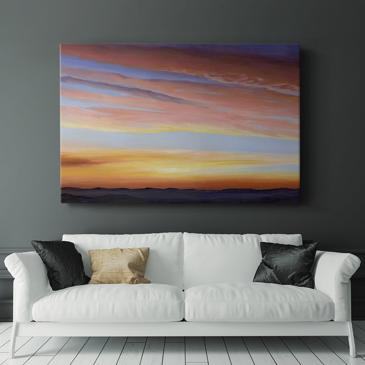 Ignited Dusk III - Canvas Art Print