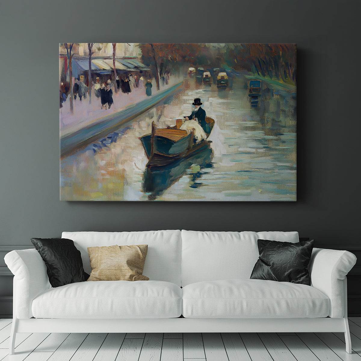 River Impression LXXXII - Canvas Art Print