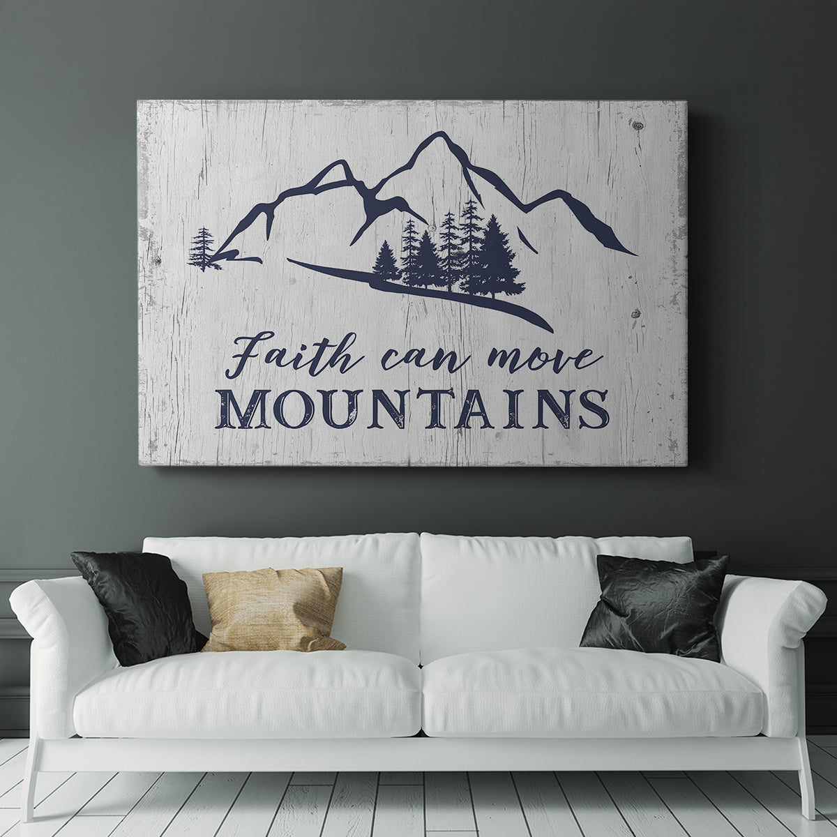 Move Mountains - Canvas Art Print