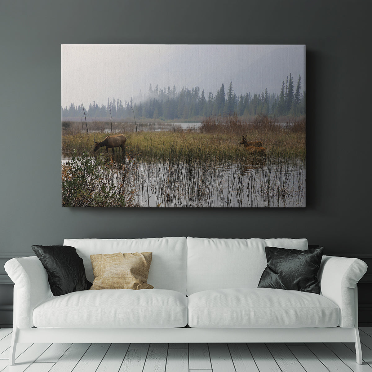 Out with the Twins - Canvas Art Print