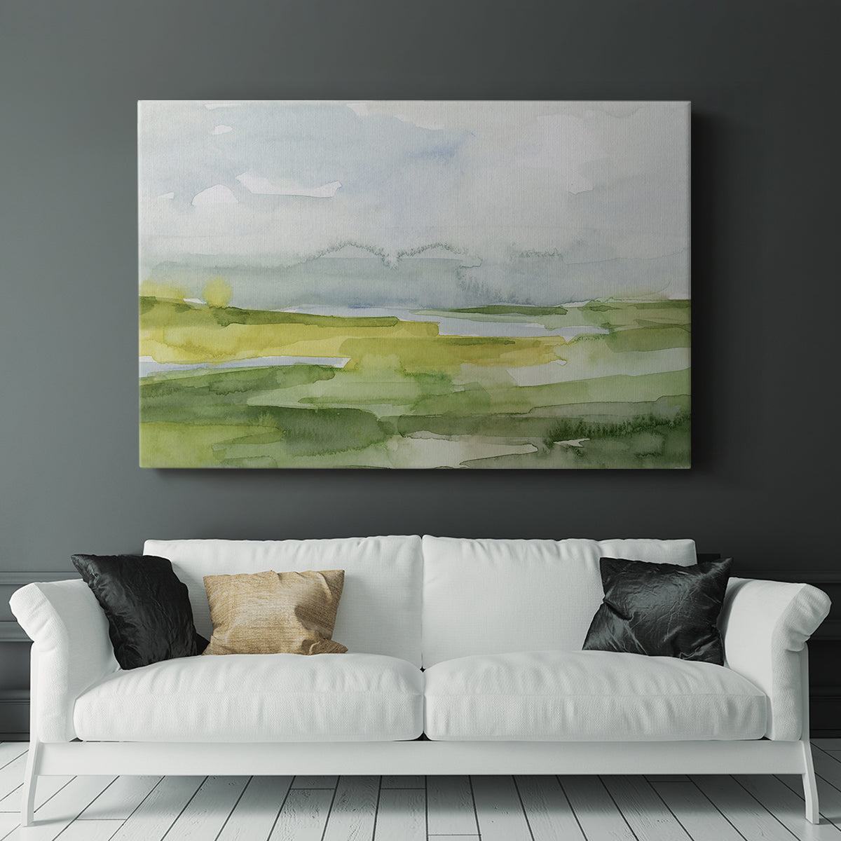 Watery Lowlands II - Canvas Art Print