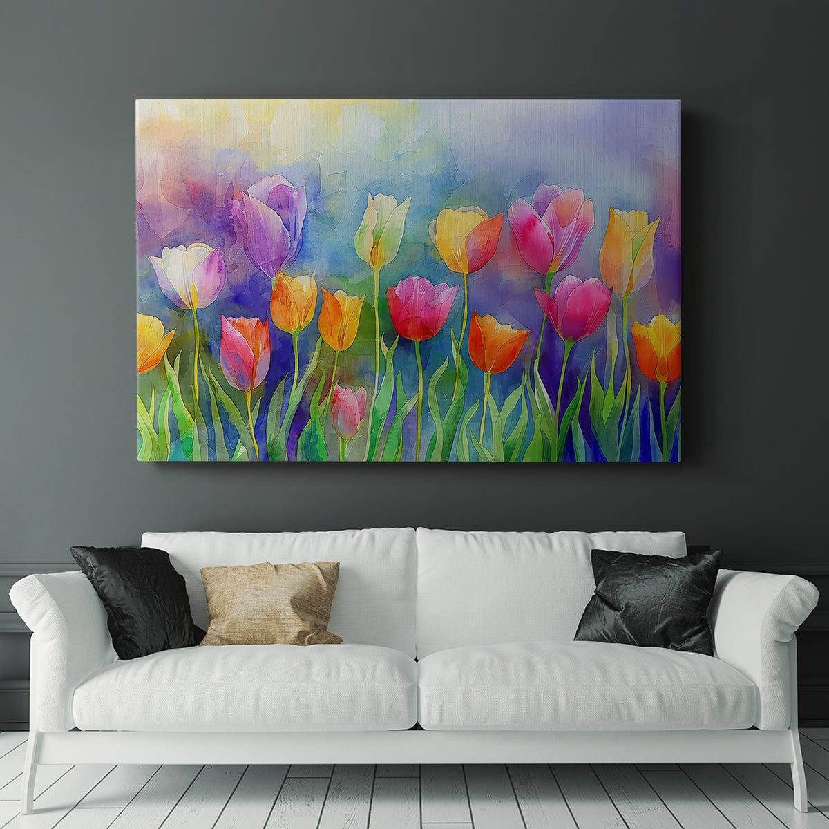 Floral Watercolor XLII - Canvas Art Print