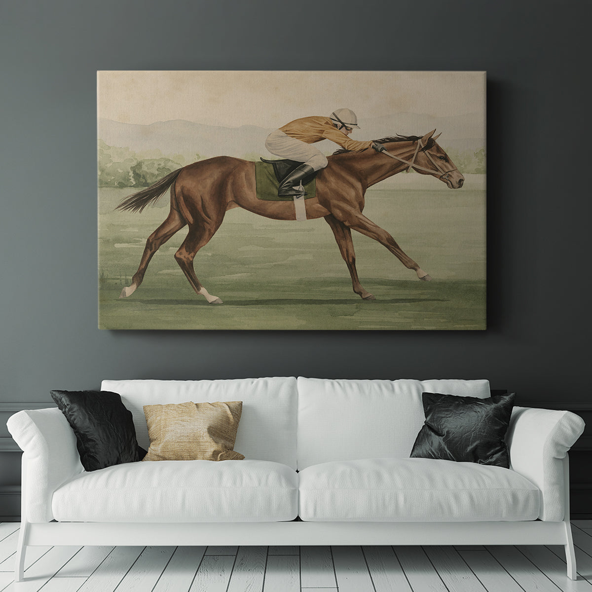 Vintage Equestrian II - Canvas Art Print