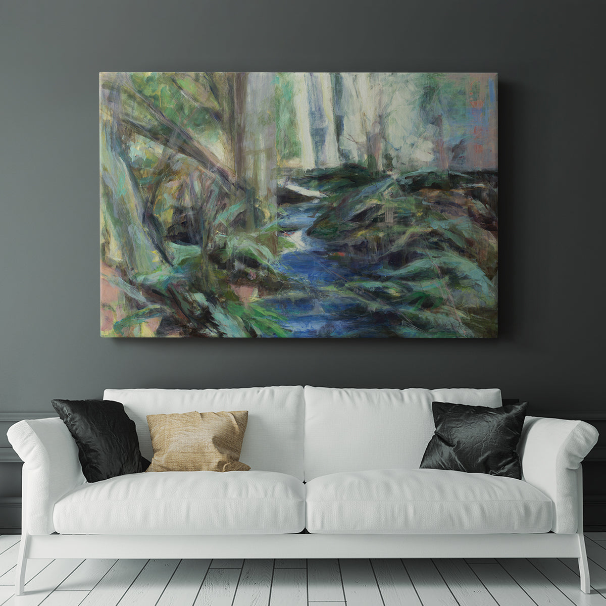 Rambling Blues - Canvas Art Print