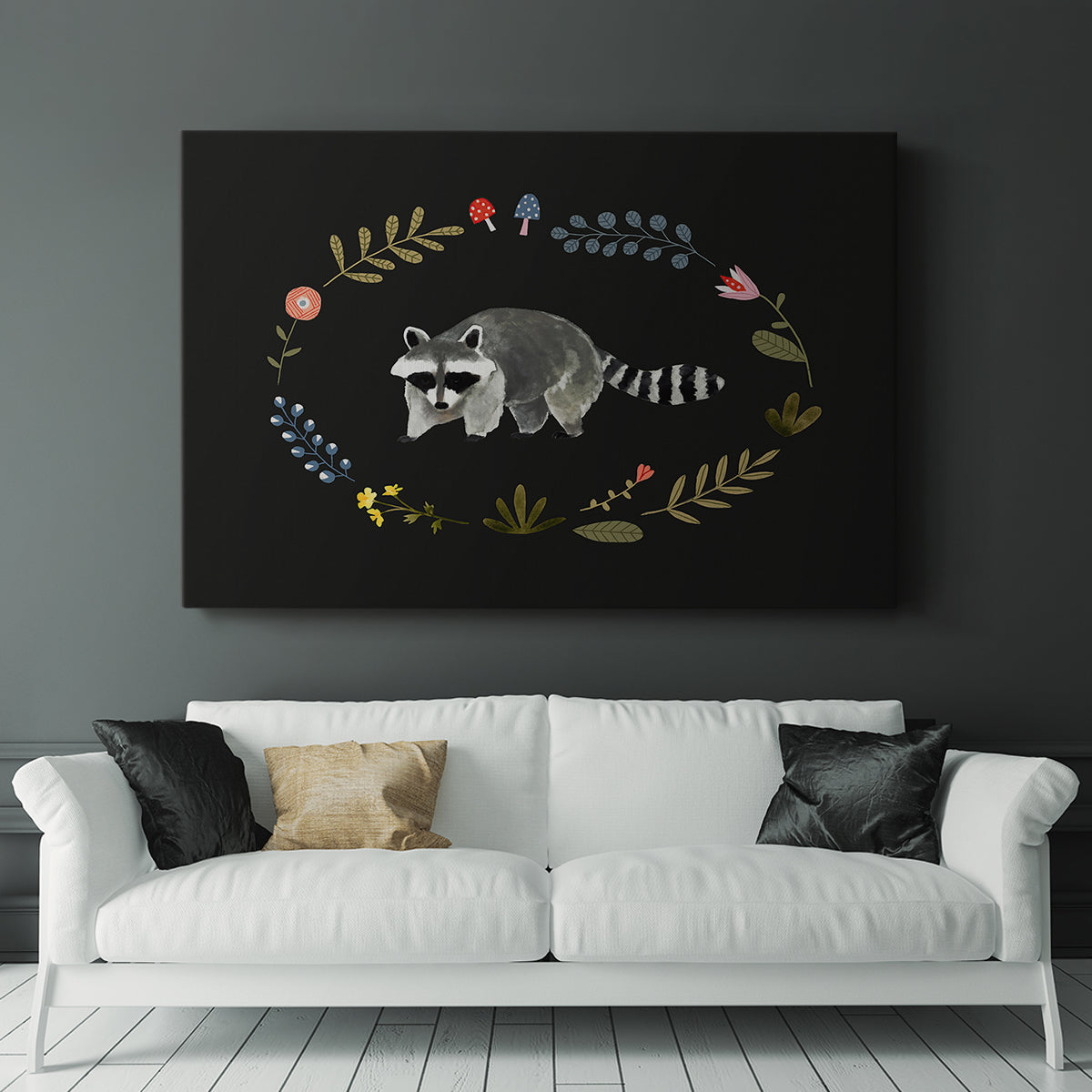 Critter & Foliage IV - Canvas Art Print