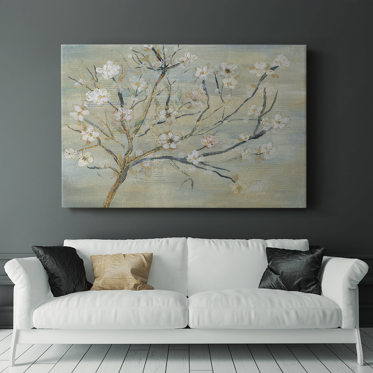 Blossoms & Spring Rain - Canvas Art Print