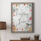 Spring Bird Love - Premium Canvas Framed in Barnwood - Ready to Hang