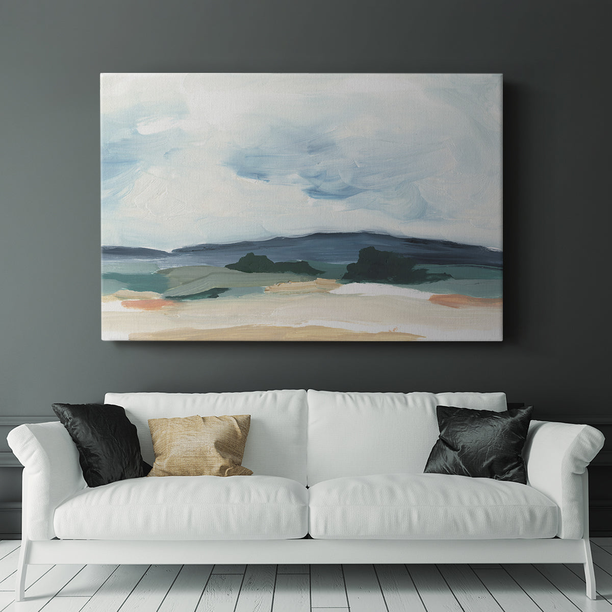 Pastel Vista II - Canvas Art Print