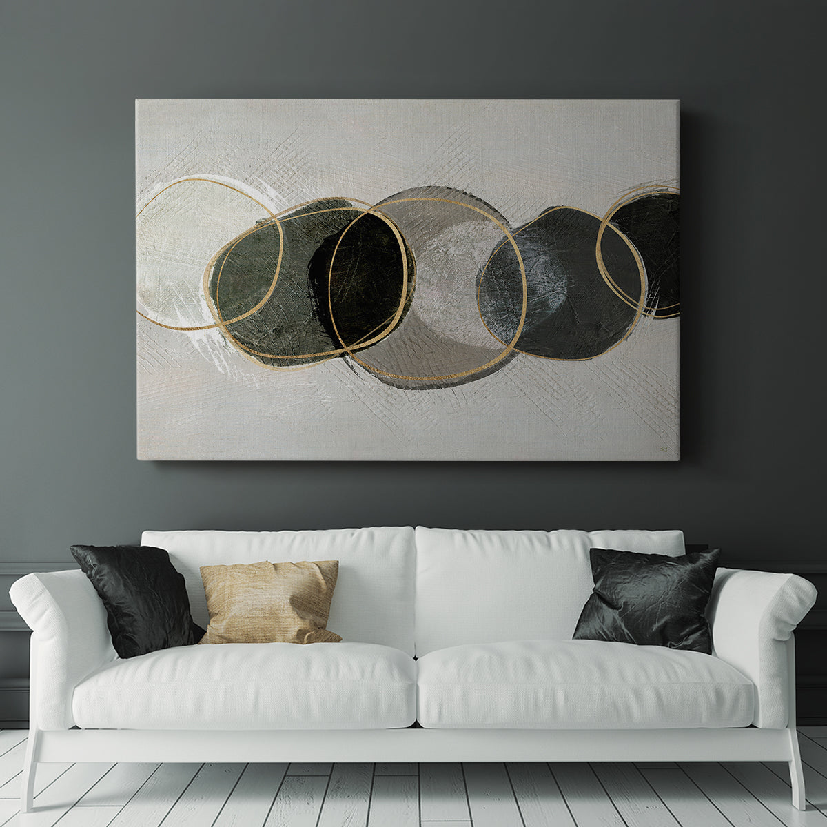River Rock - Canvas Art Print