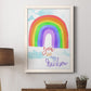 You Are My Rainbow - Premium Canvas Framed in Barnwood - Ready to Hang