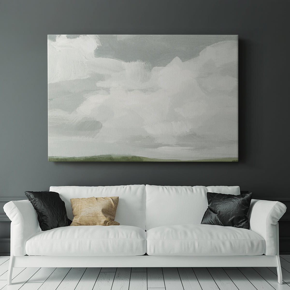 Gray Stone Sky I - Canvas Art Print