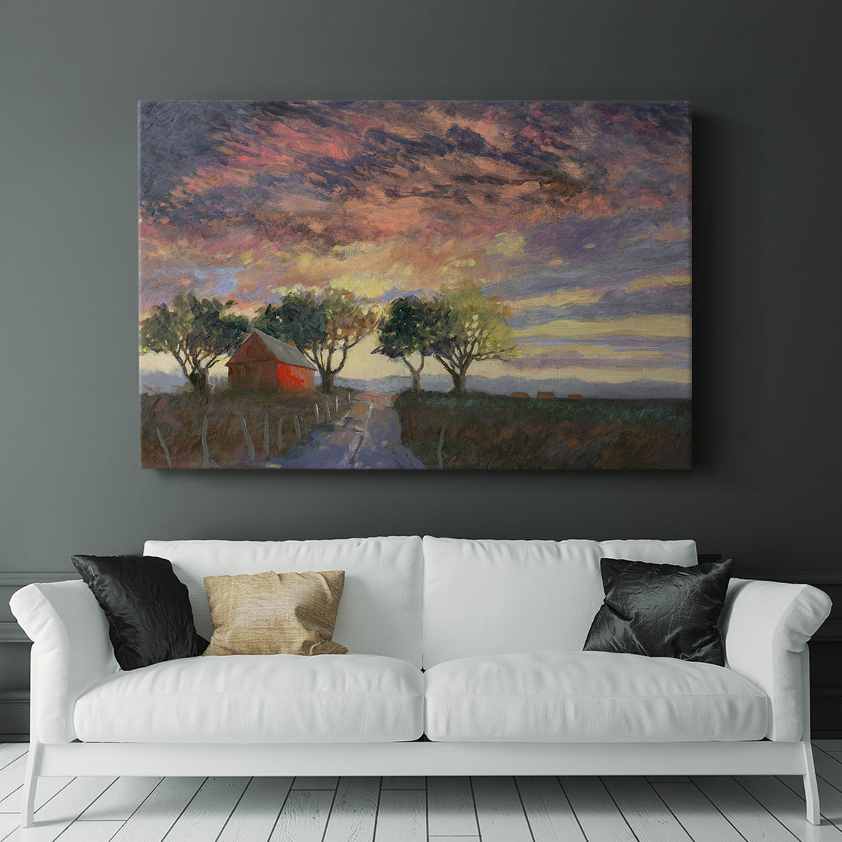 Fire in the Sky - Canvas Art Print