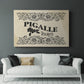 Antique French Label III - Canvas Art Print