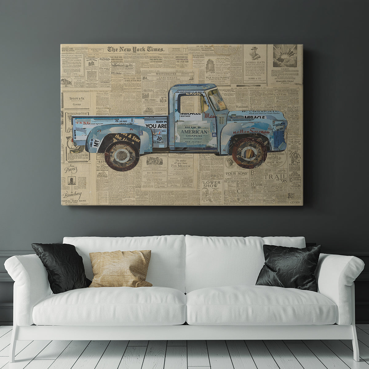 George's '53 Ford - Canvas Art Print