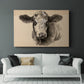 Charcoal Cow I - Canvas Art Print