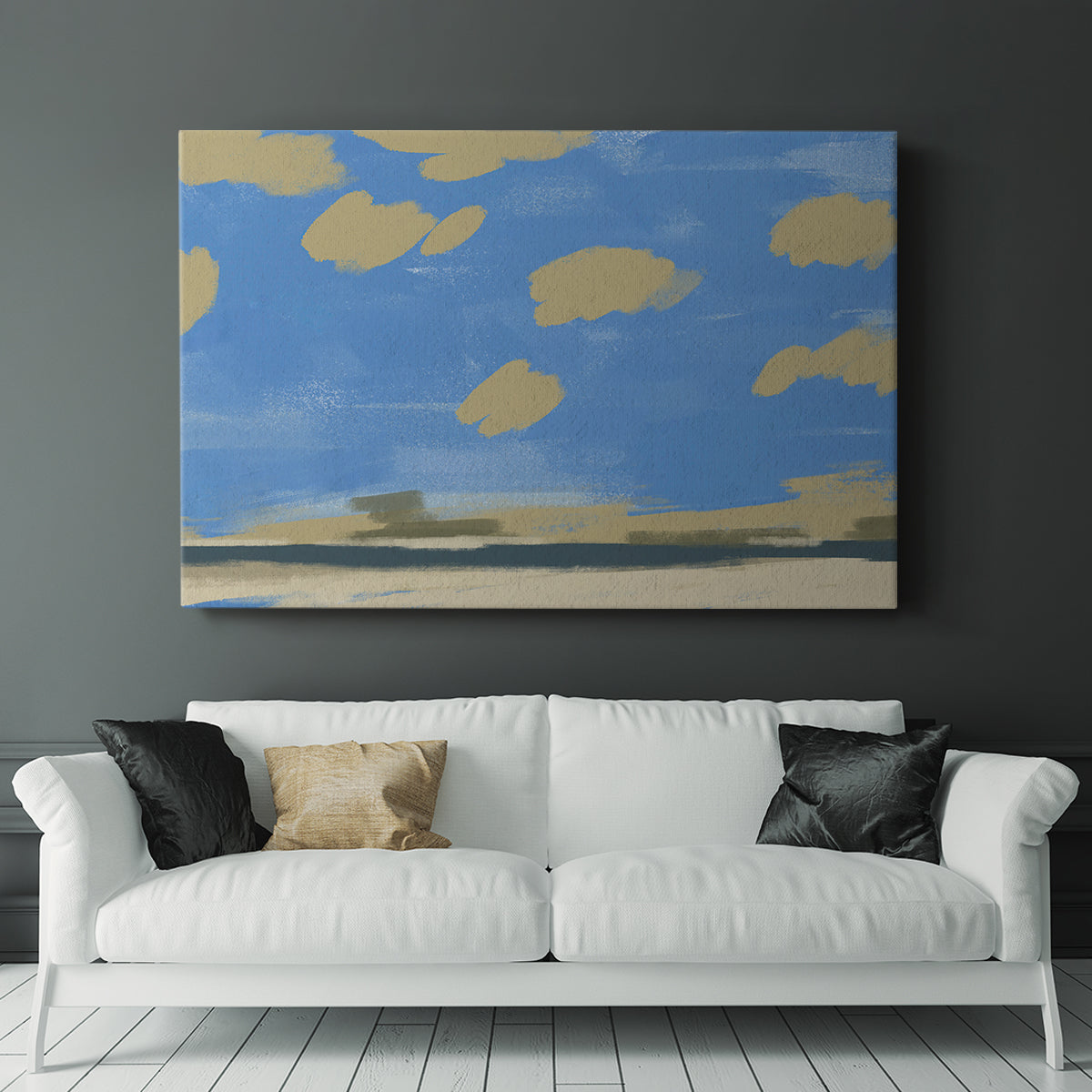 Textured Beachscape II - Canvas Art Print