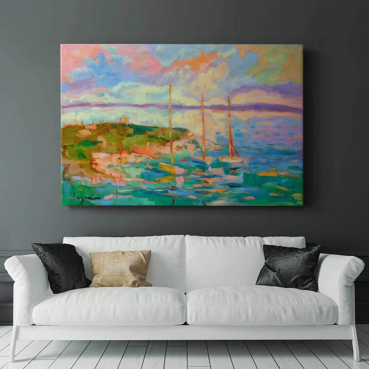 A Peaceful Evening - Canvas Art Print