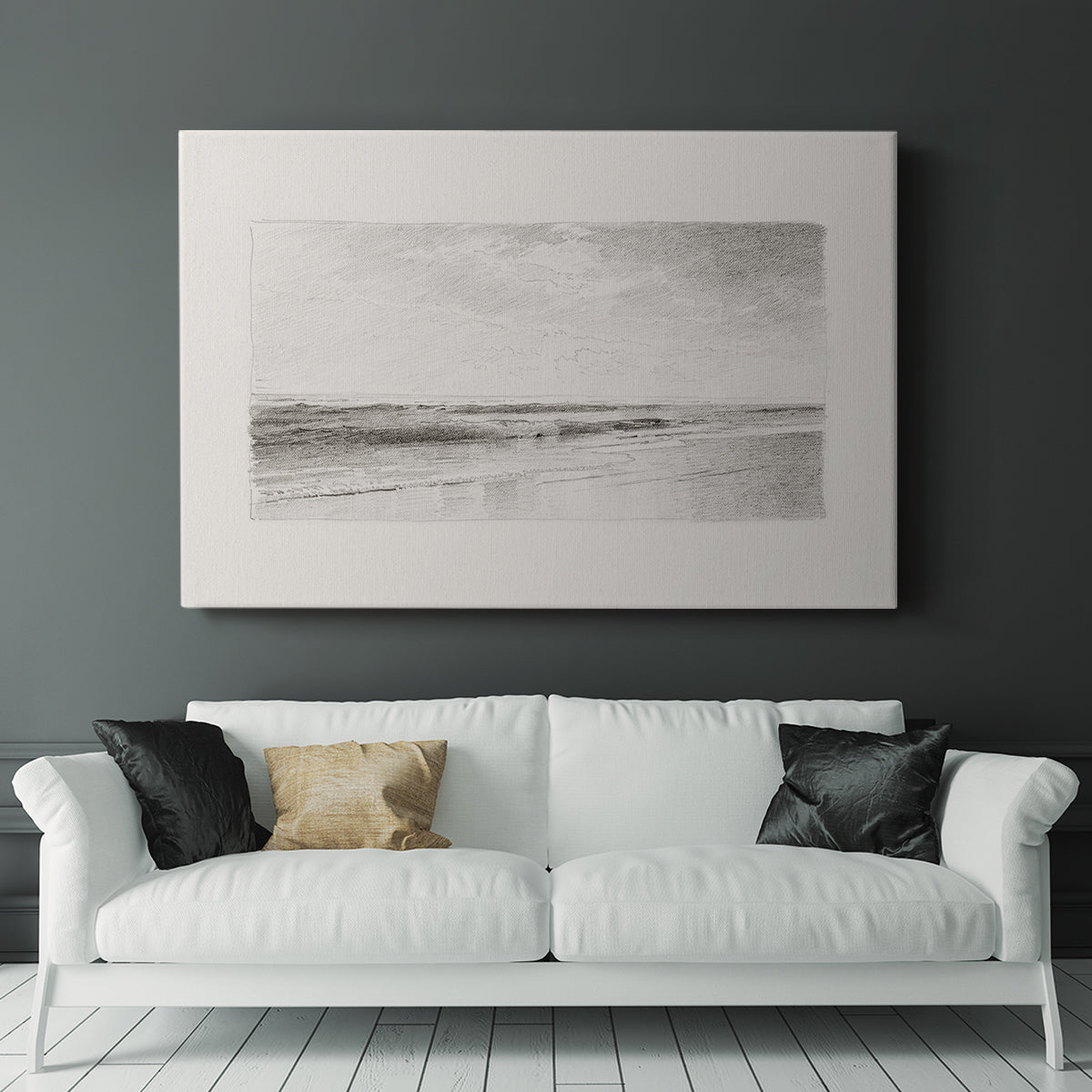 Vintage Sketch LXXXIII - Canvas Art Print