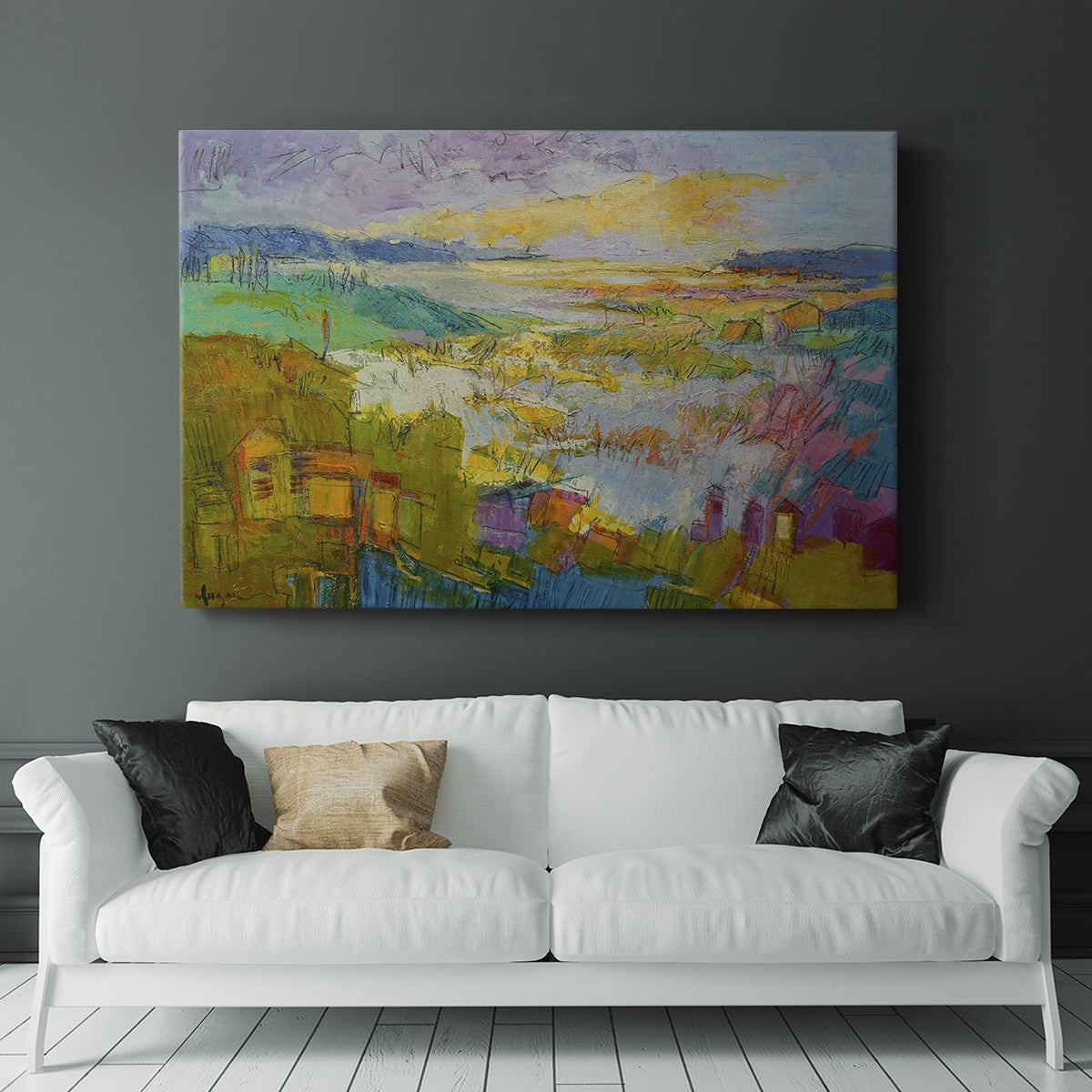 Diamond Girl Dances - Canvas Art Print