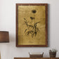 Gold Sketch Botanical I - Premium Canvas Framed in Barnwood - Ready to Hang