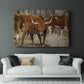 Longhorns - Canvas Art Print