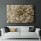 Neutral Wall Flower III - Canvas Art Print