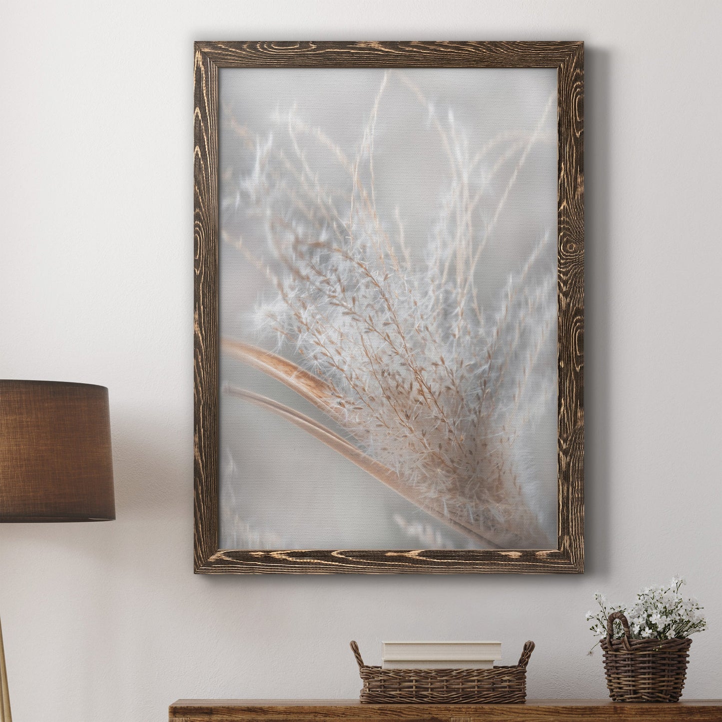 Summer Wisps II - Premium Canvas Framed in Barnwood - Ready to Hang