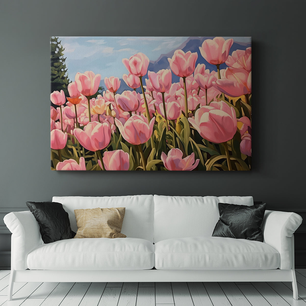 Floral Field XCV - Canvas Art Print