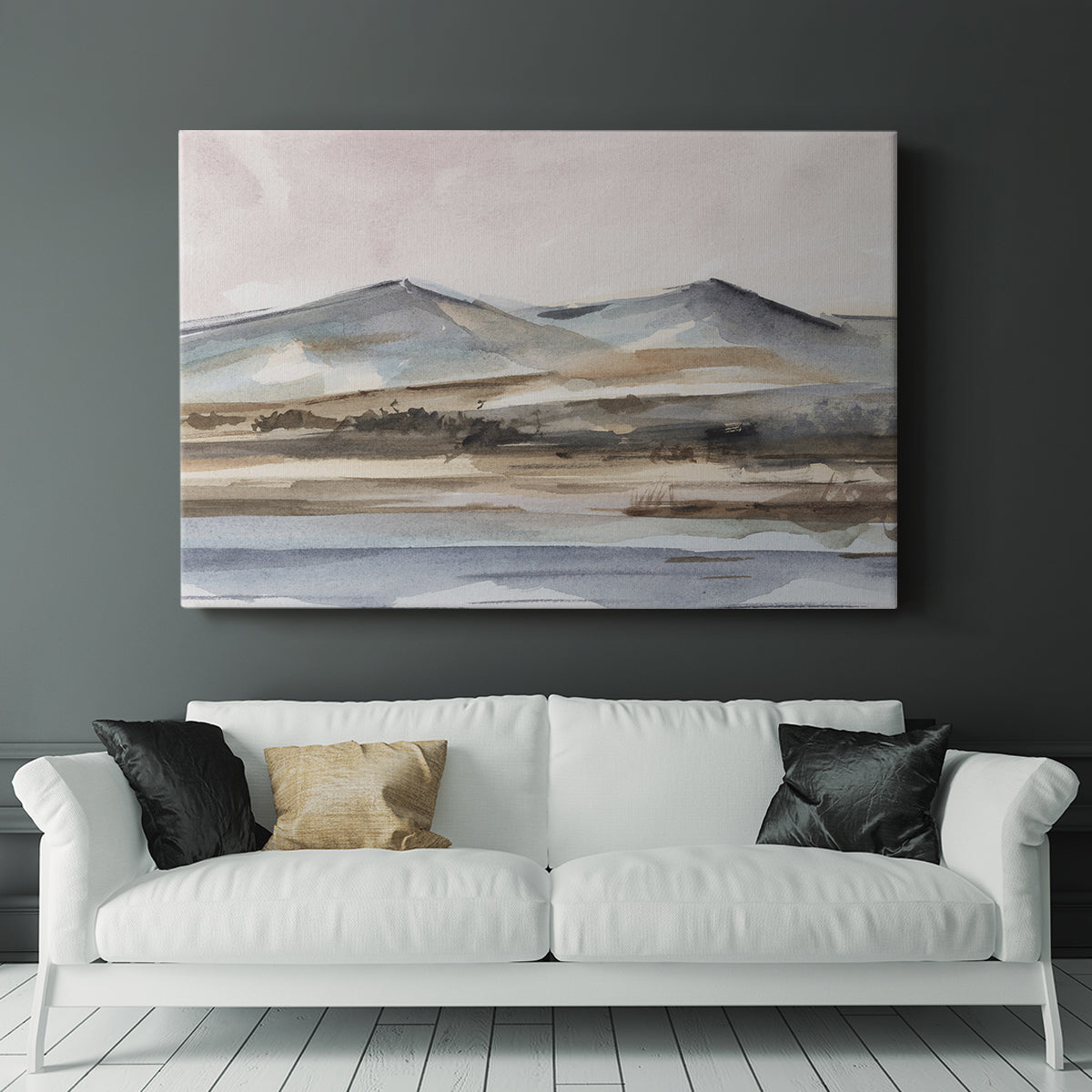Autumn Mountain Valley II - Canvas Art Print