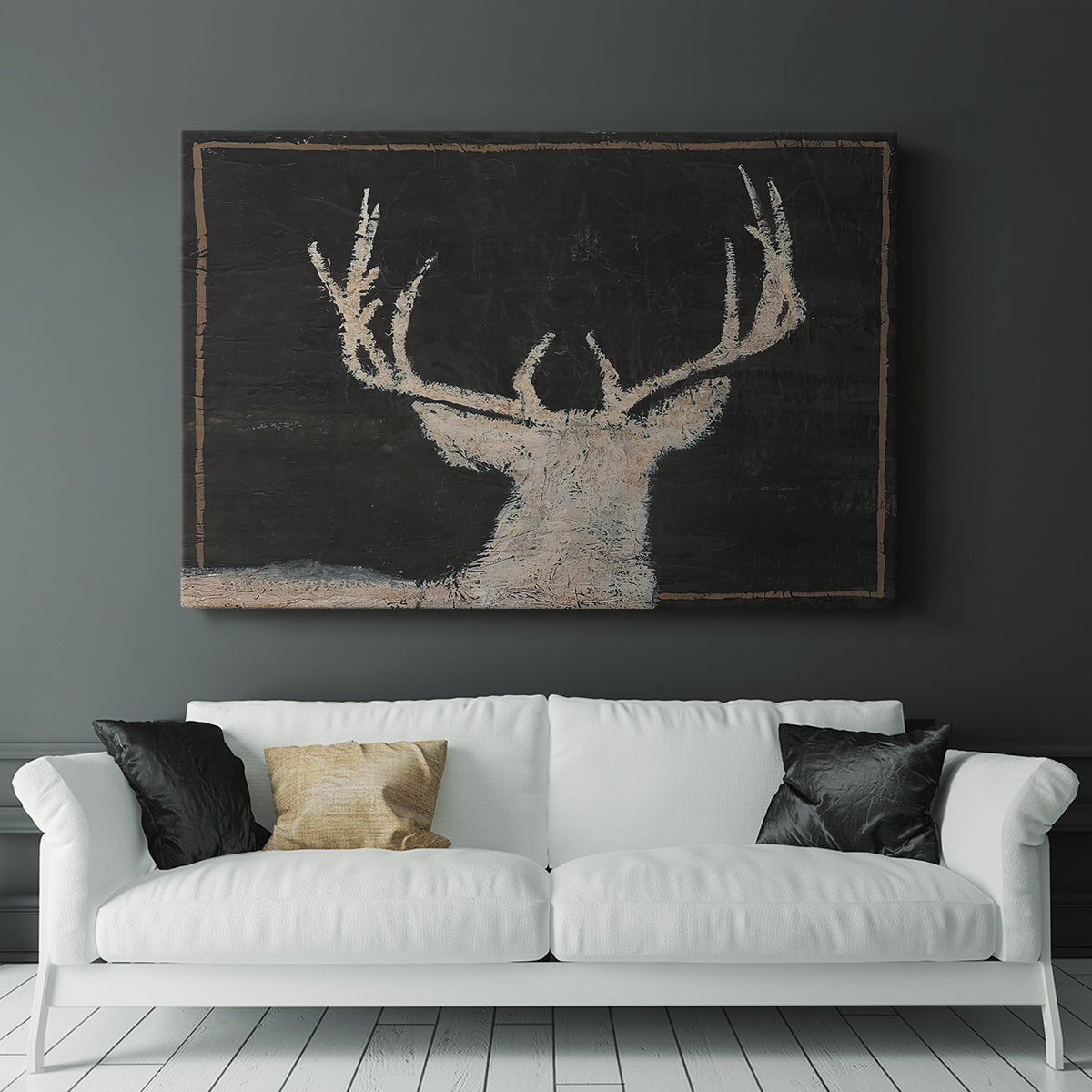 Brow Tine Deer II - Canvas Art Print