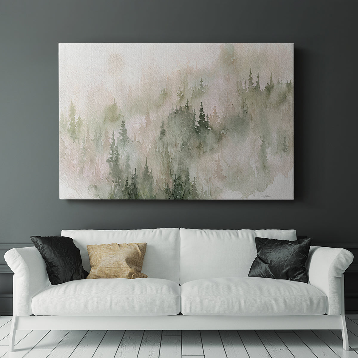 Misty Mountain Sides - Canvas Art Print