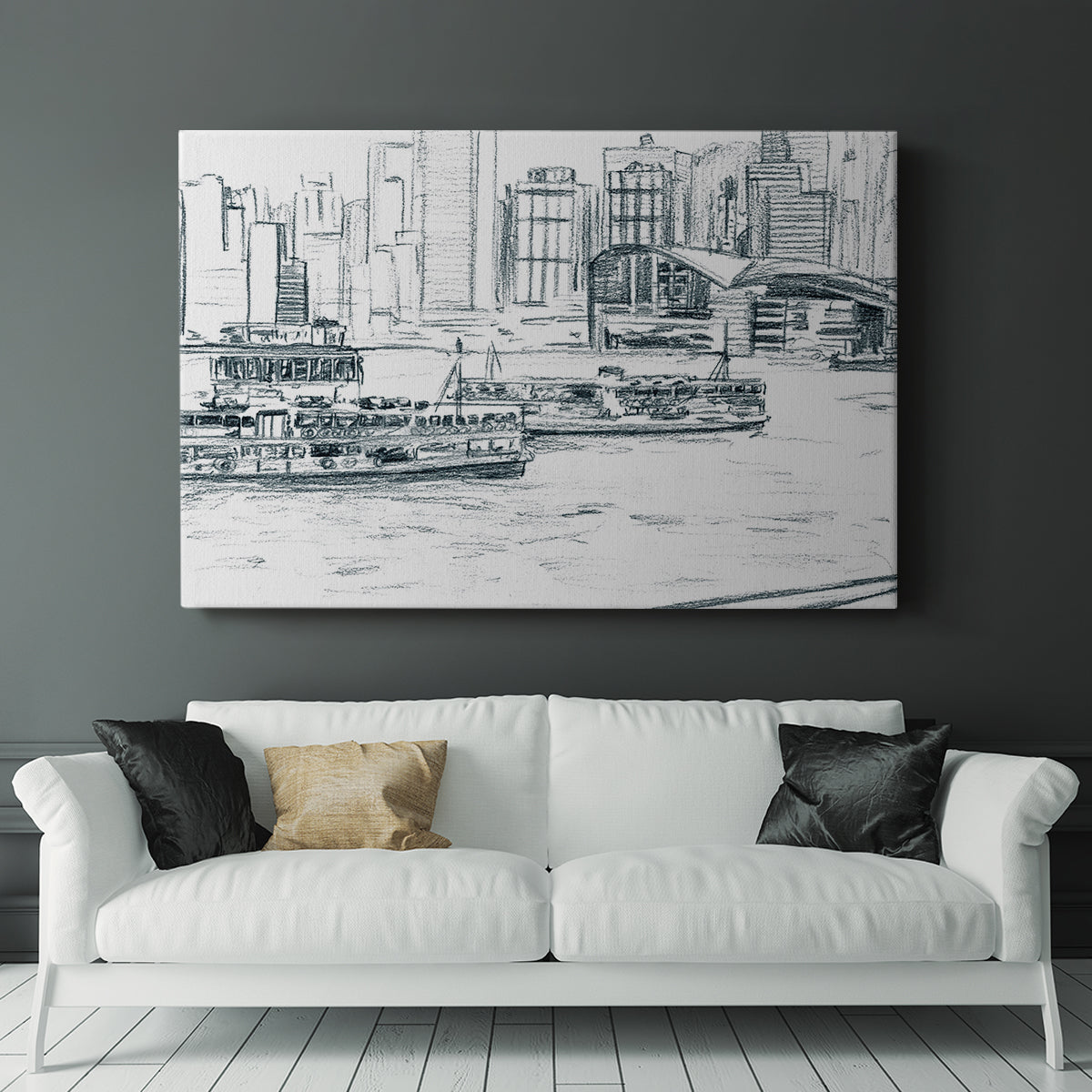 Ferryboats I - Canvas Art Print
