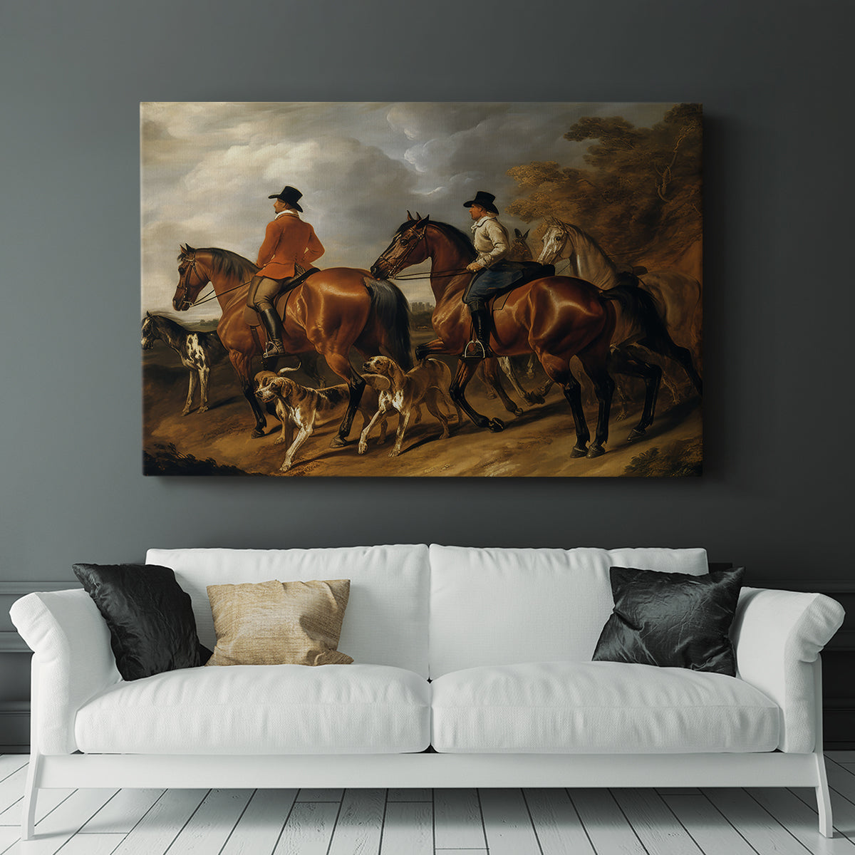 Vintage Hunt LXXIX - Canvas Art Print