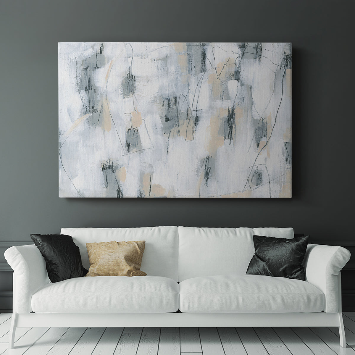 Stone Hatchmarks II - Canvas Art Print