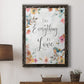 Spring Bird Love - Premium Canvas Framed in Barnwood - Ready to Hang