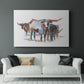 Modern Longhorns II - Canvas Art Print