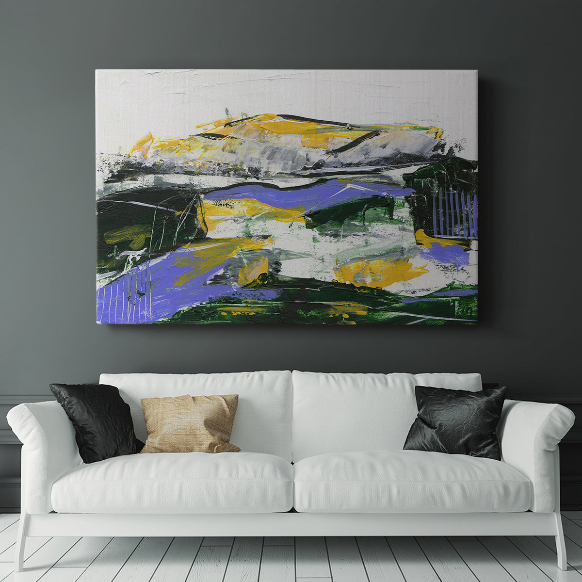 Silent Mountain I - Canvas Art Print