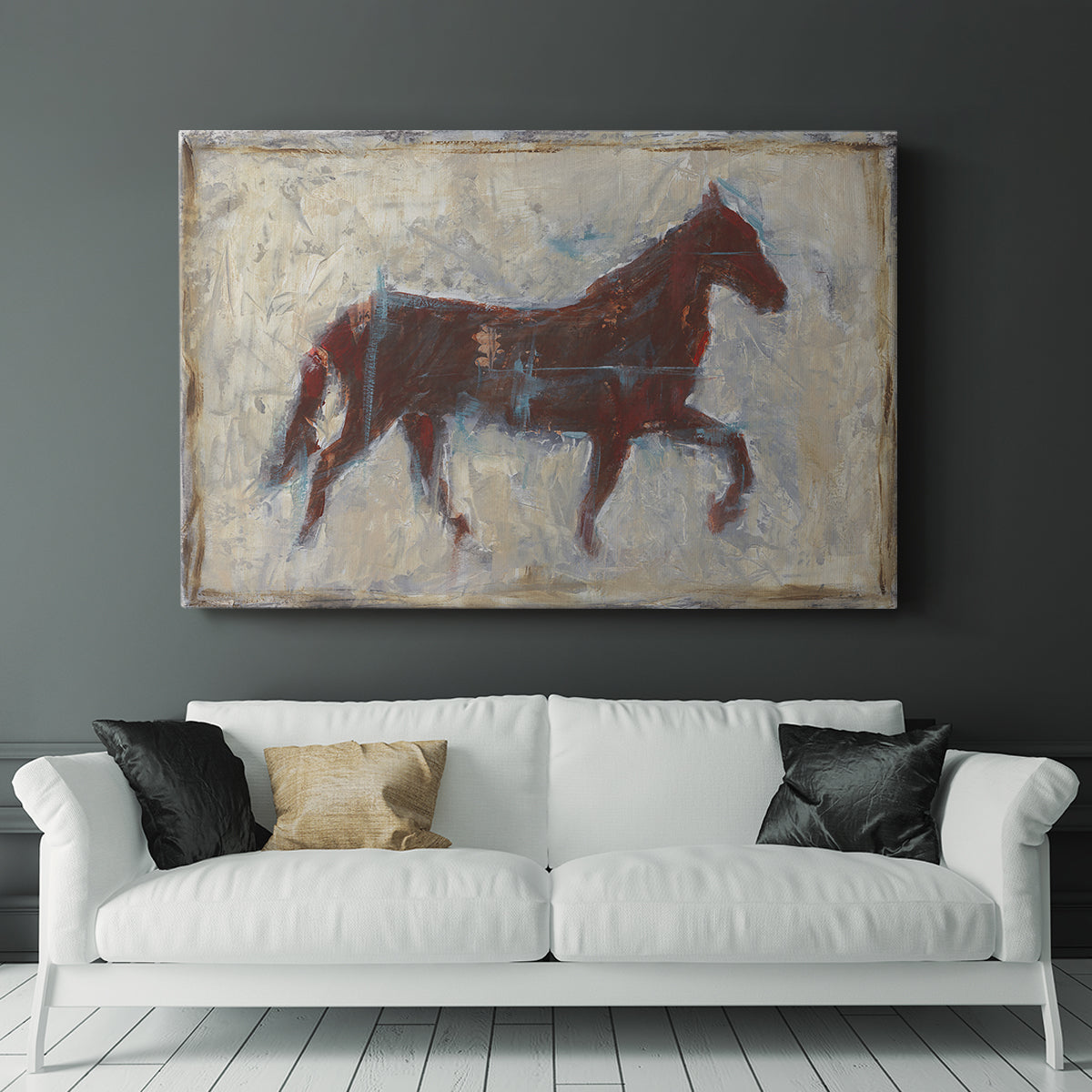 Iron Equine II - Canvas Art Print