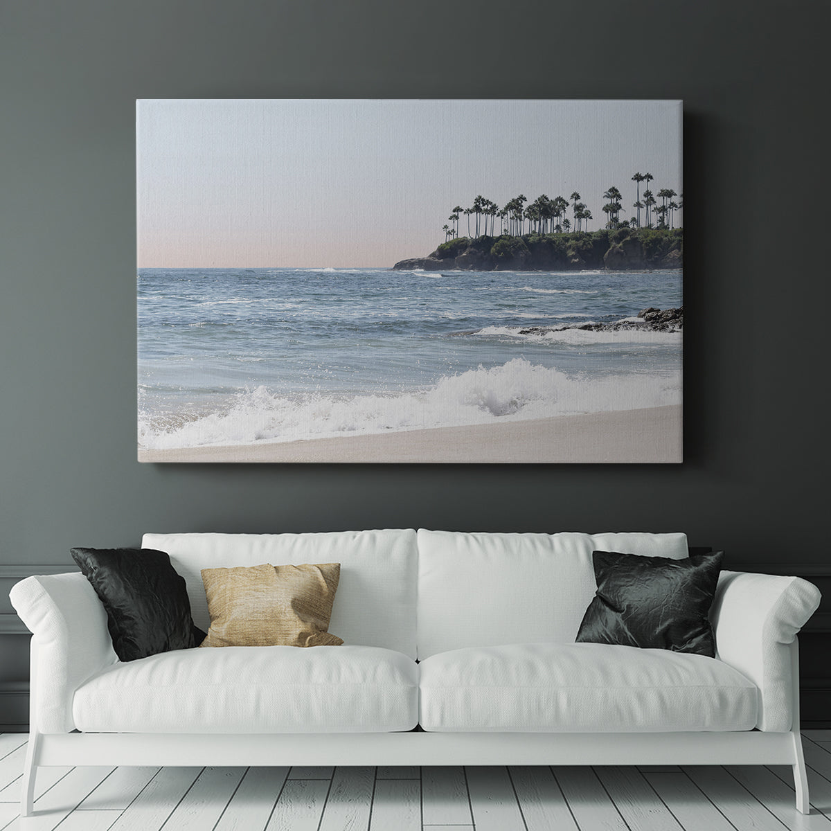 Distant Palms - Canvas Art Print