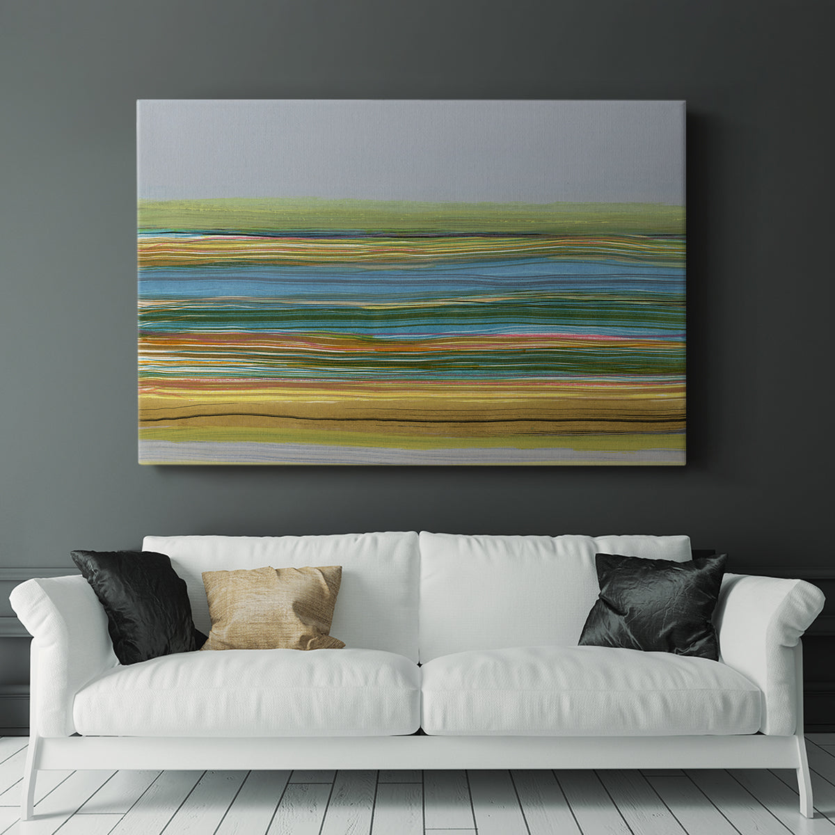 Parallel Striae II - Canvas Art Print