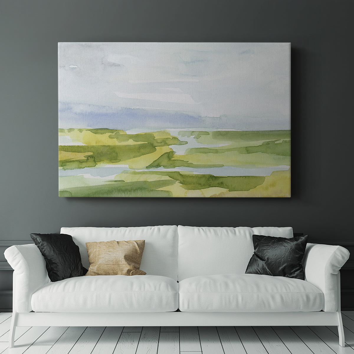Watery Lowlands III - Canvas Art Print