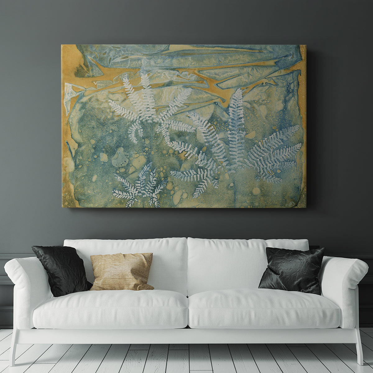 Floating Ferns - Canvas Art Print