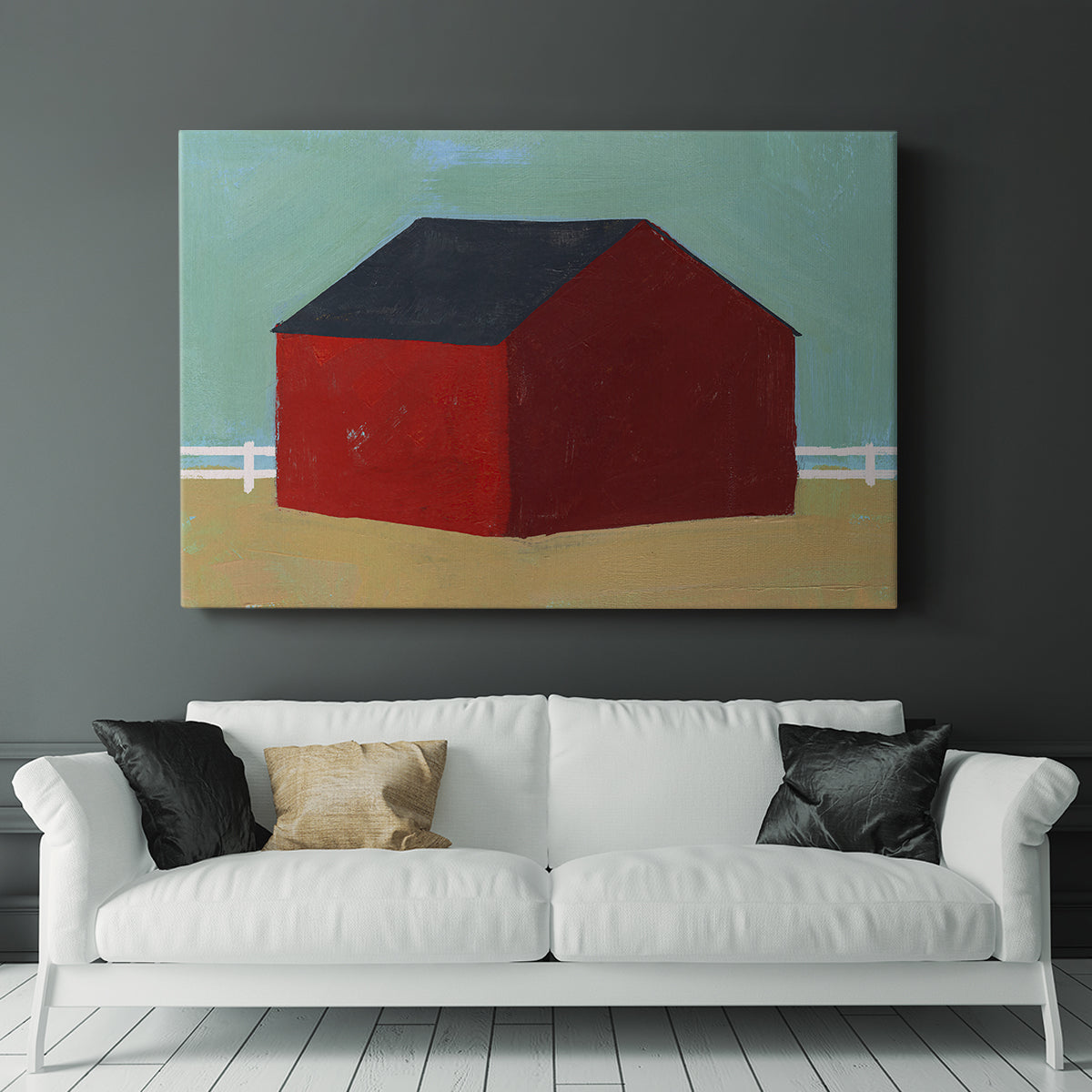 Big Red One III - Canvas Art Print