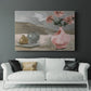 Vase of Pink Flowers VI - Canvas Art Print