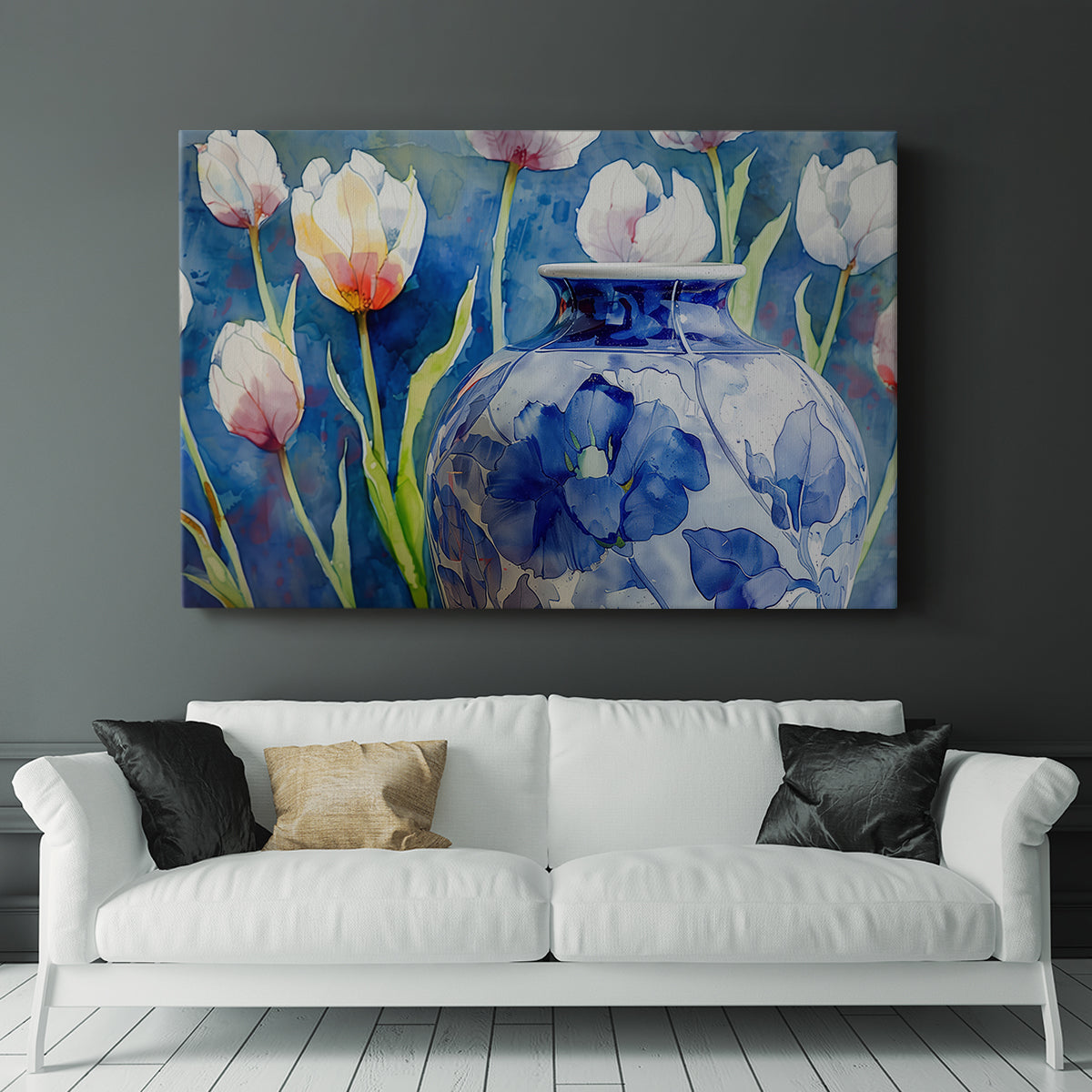 Floral Watercolor LII - Canvas Art Print